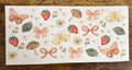 Mushrooms, strawberries, bows