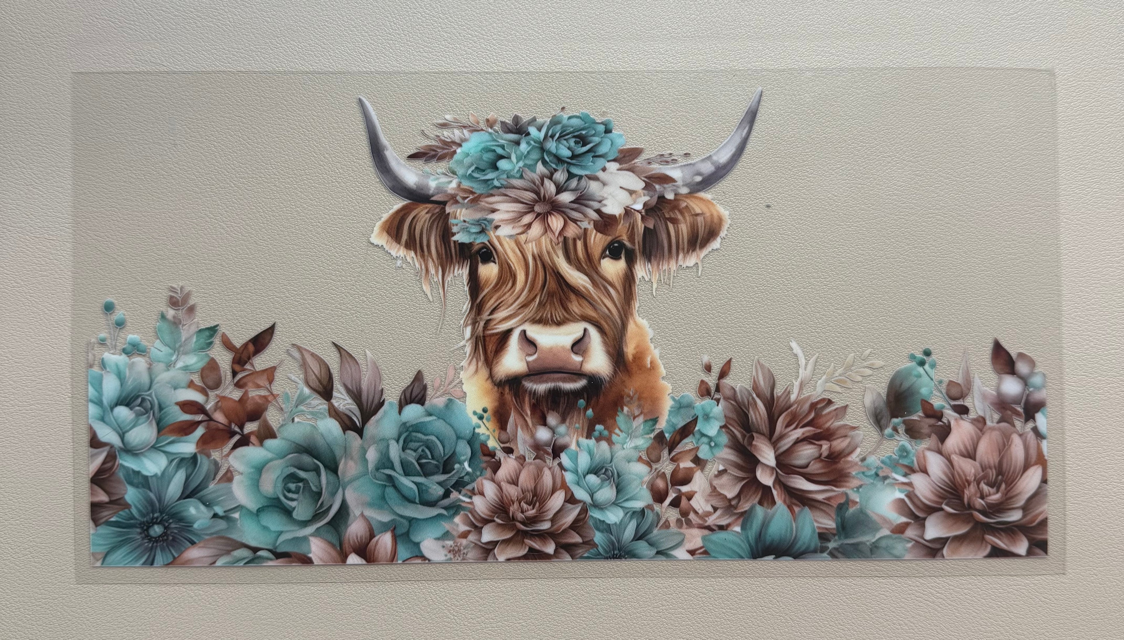 Boho Highland Cow