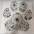 Dog paw floral