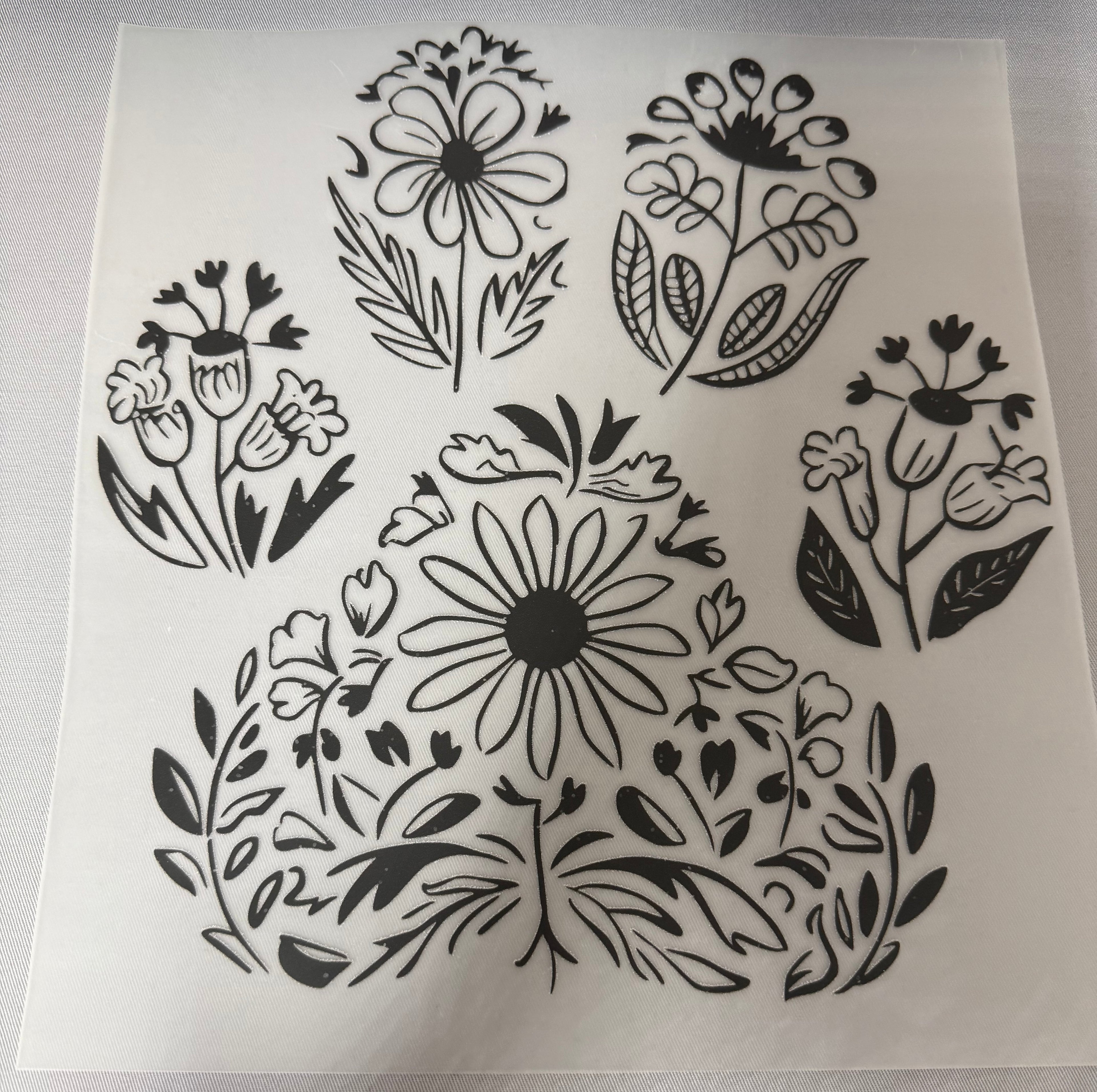Dog paw floral