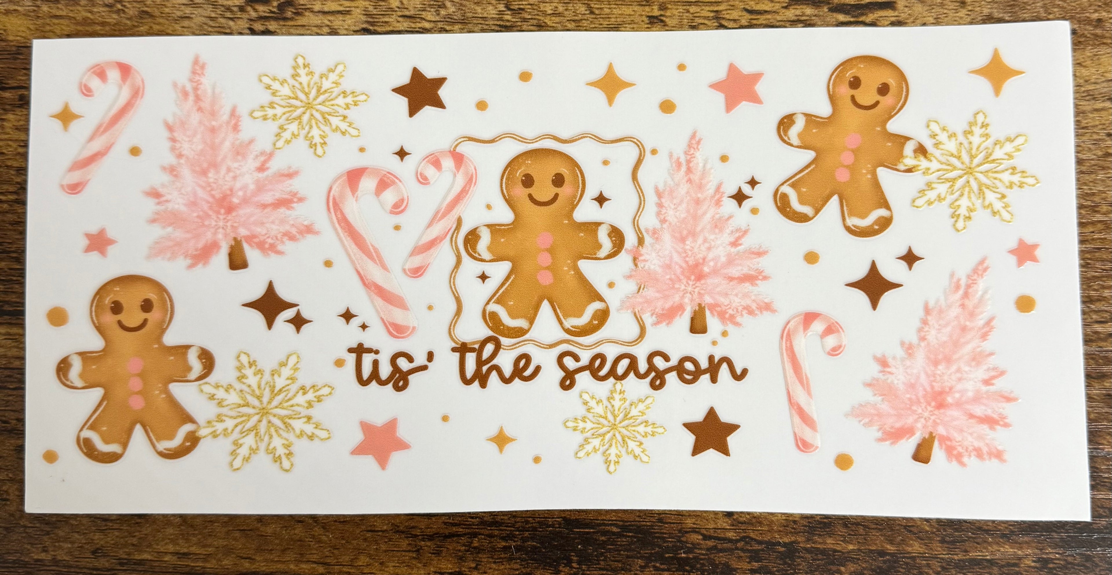 Pink gingerbread