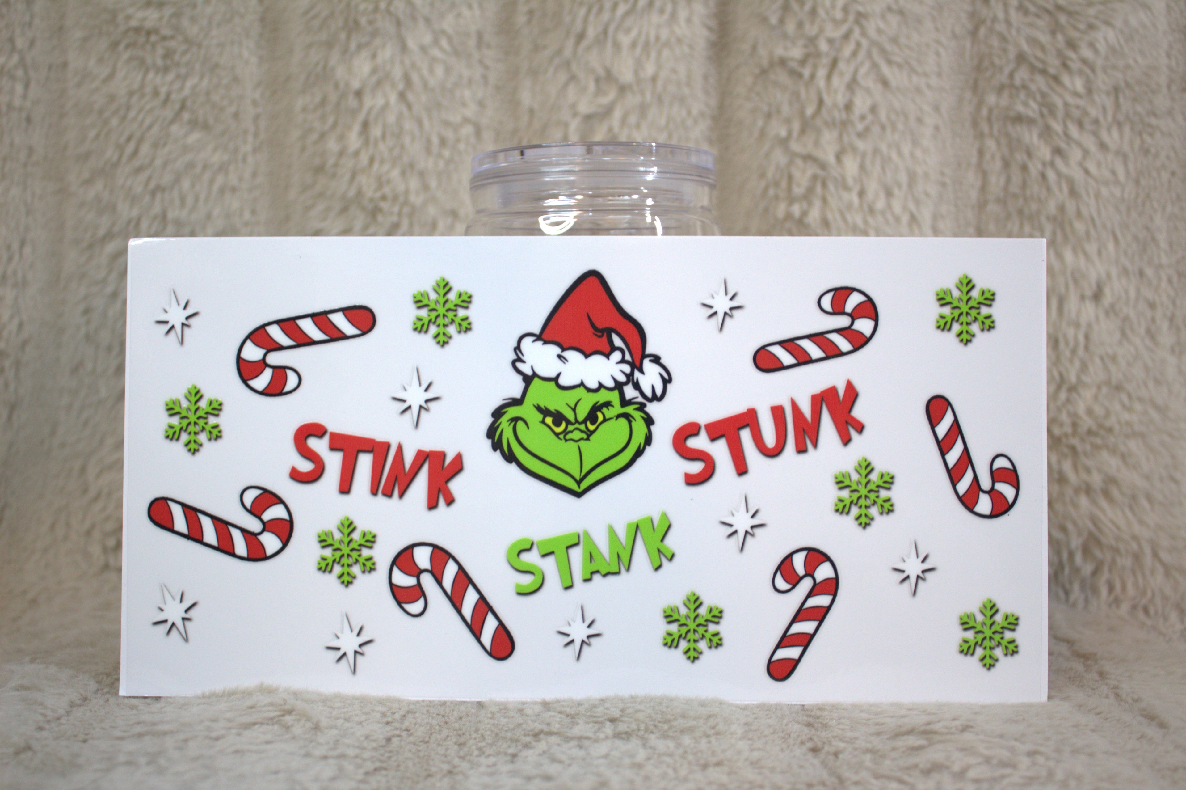 Grinch Stink Stank Stunk Cup Wrap