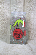 Merry Grinchmas Premade 16oz Acrylic Snow Globe Cup