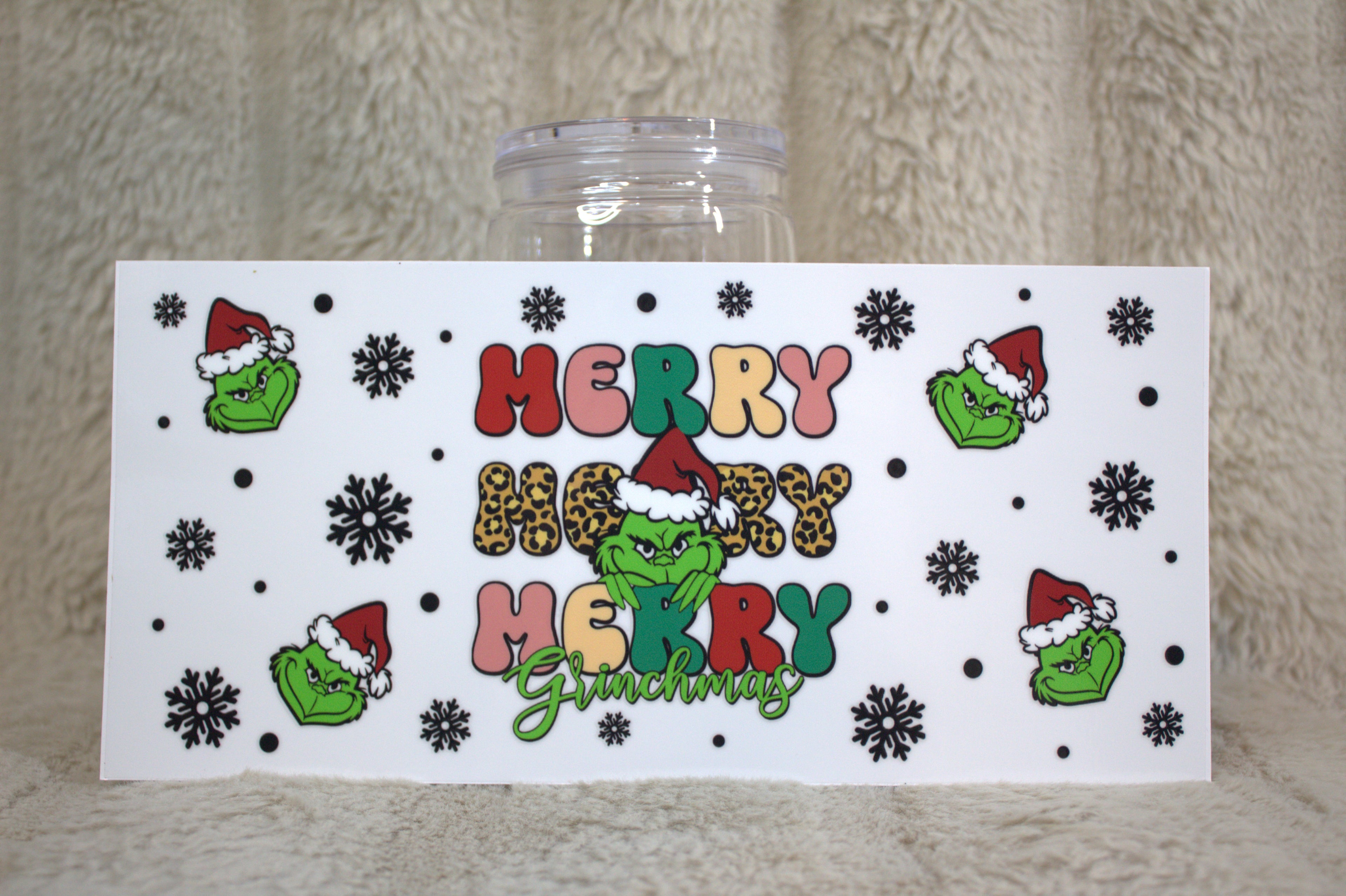Merry Merry Merry Grinchmas Cup Wrap