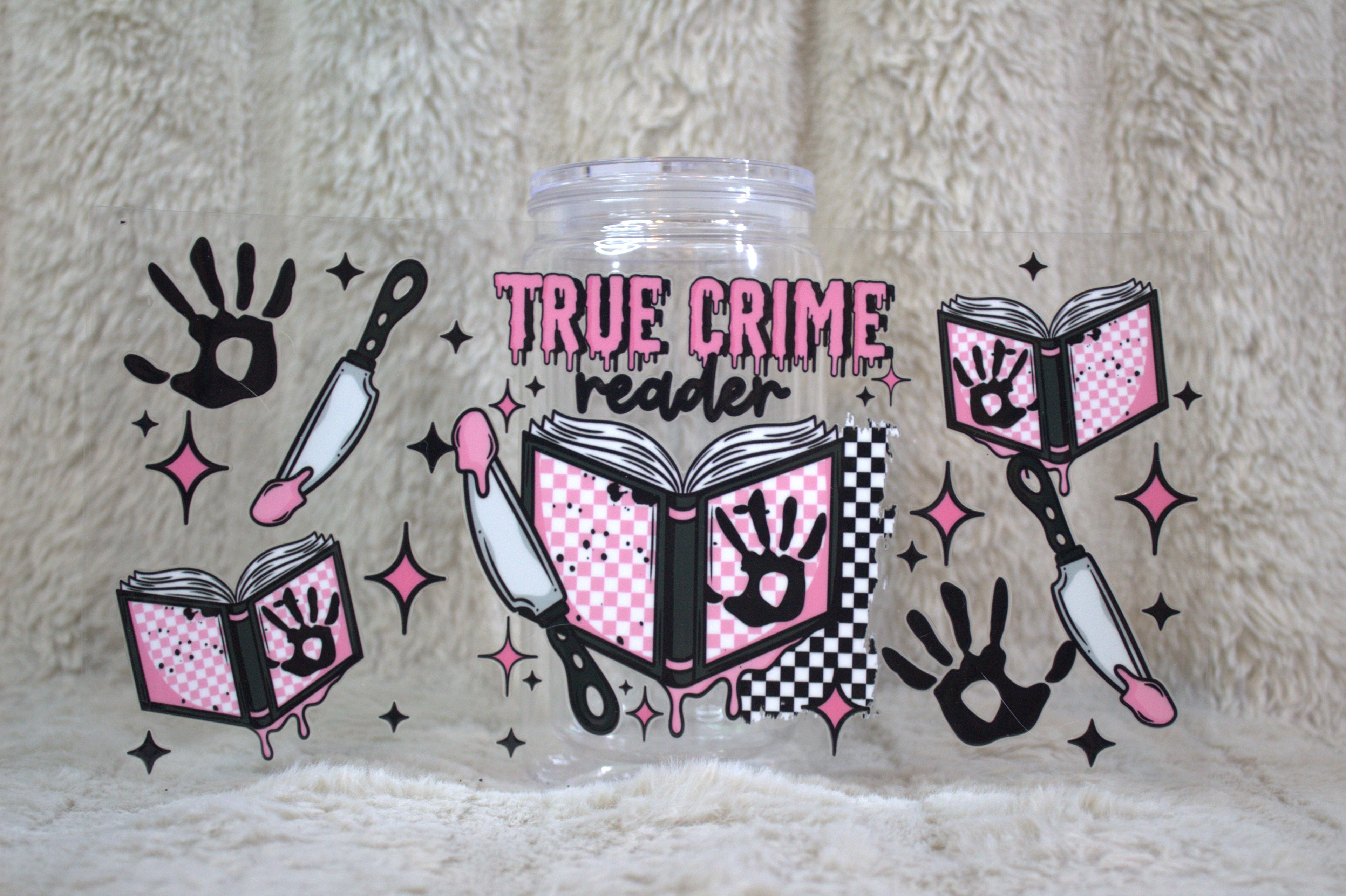 True Crime Reader Cup Wrap
