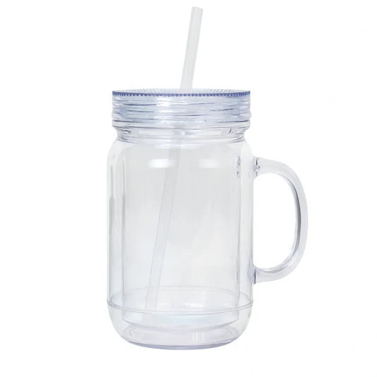 20 oz. Mason Jar Snow Globe Cup